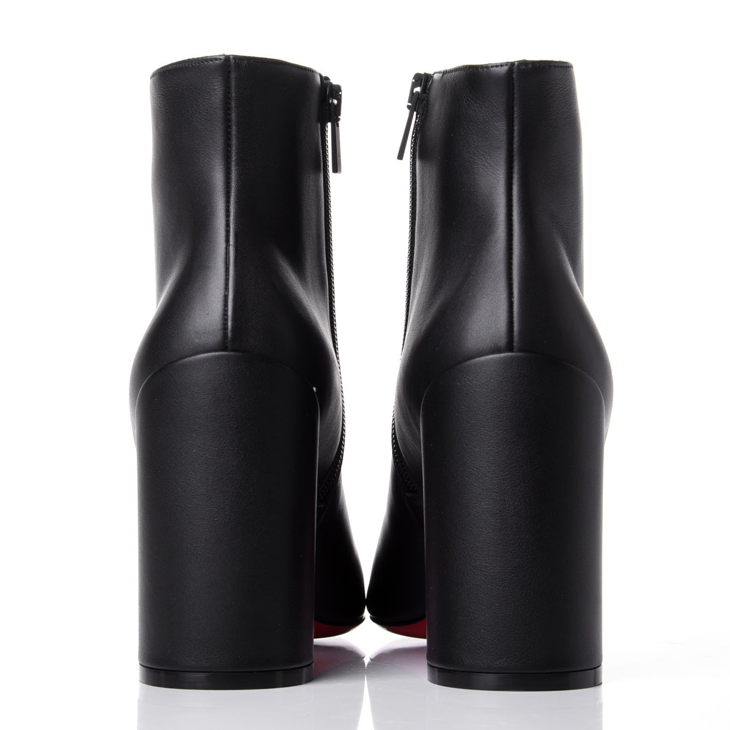 Christian Louboutin Calfskin Turela 85 Ankle Boots 37.5 Black 6 of 10
