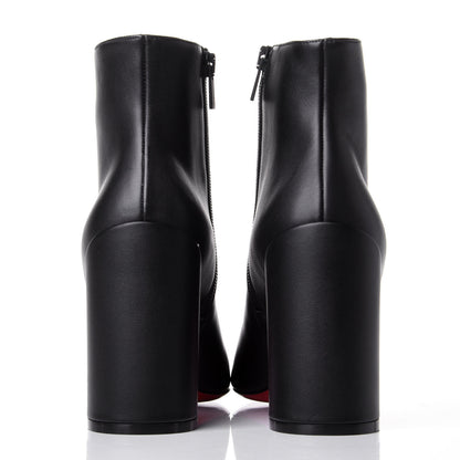 Christian Louboutin Calfskin Turela 85 Ankle Boots 37.5 Black 6 of 10