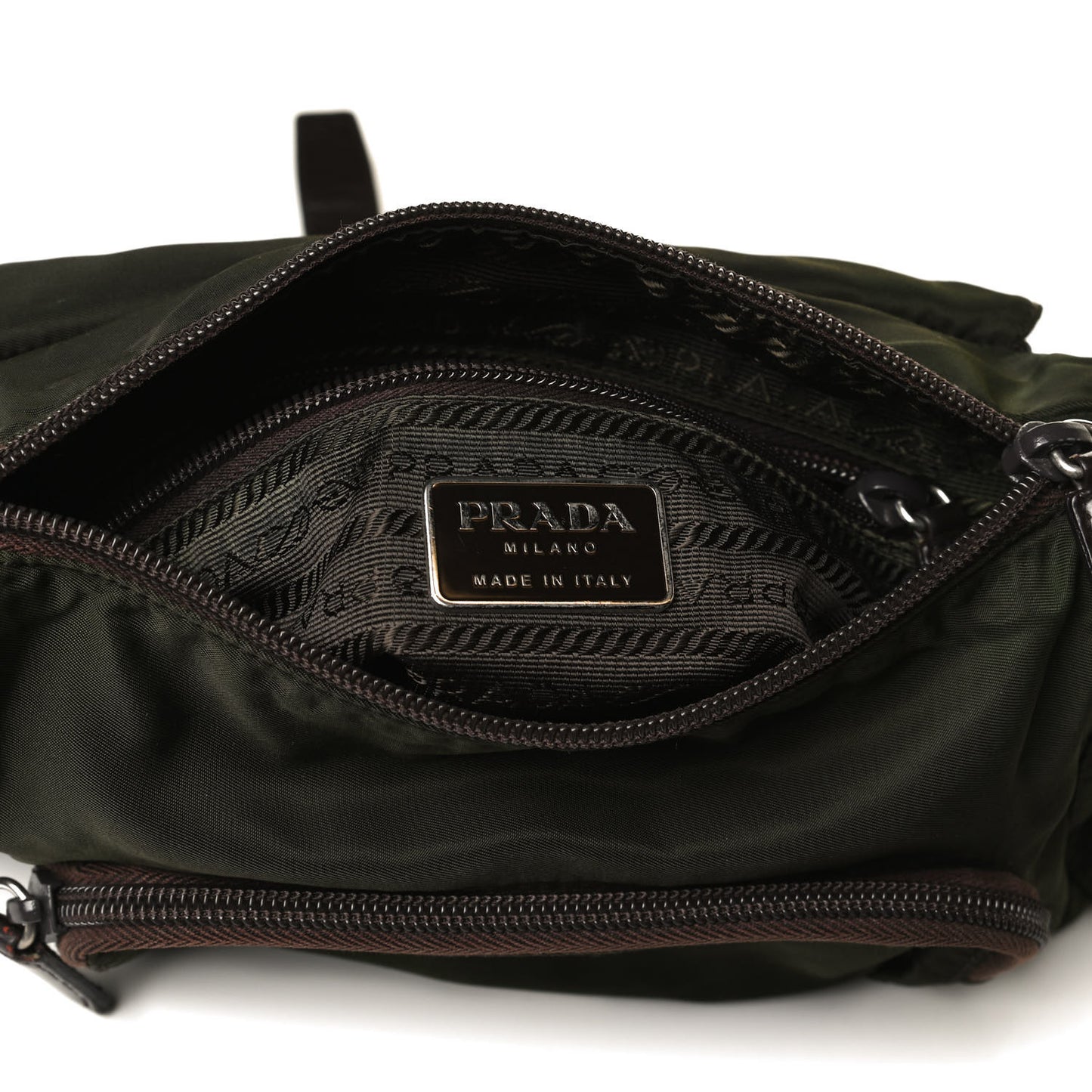 Tessuto Nylon Vela Messenger Ebano