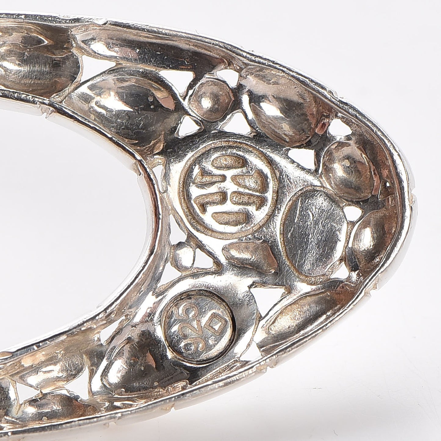 Sterling Silver Kali Oval Drop Earrings