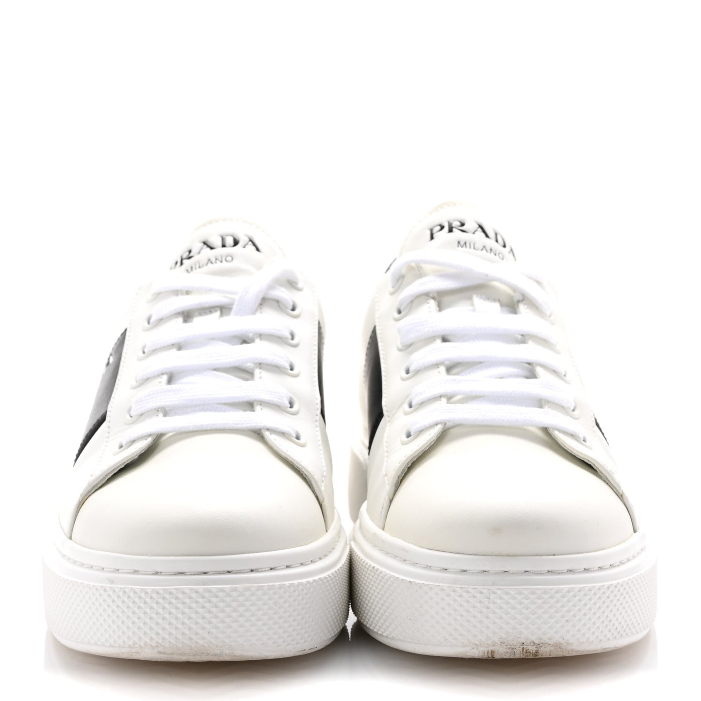 Vitello Soft Logo 45mm Platform Sneakers 39 White Black