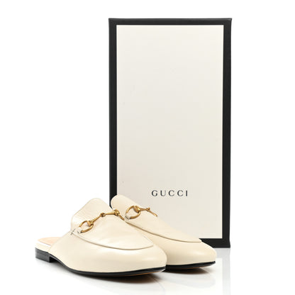 Gucci Malaga Kid Womens Princetown Slippers 38 Mystic White 9 of 9