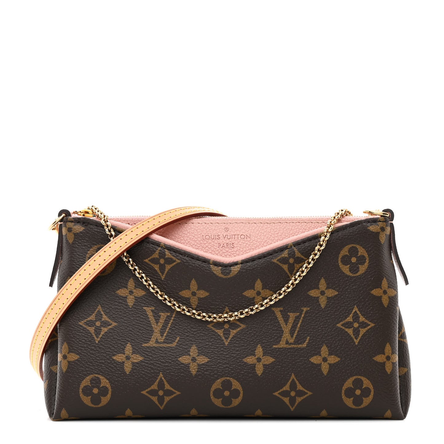 Monogram Pallas Clutch Rose Poudre