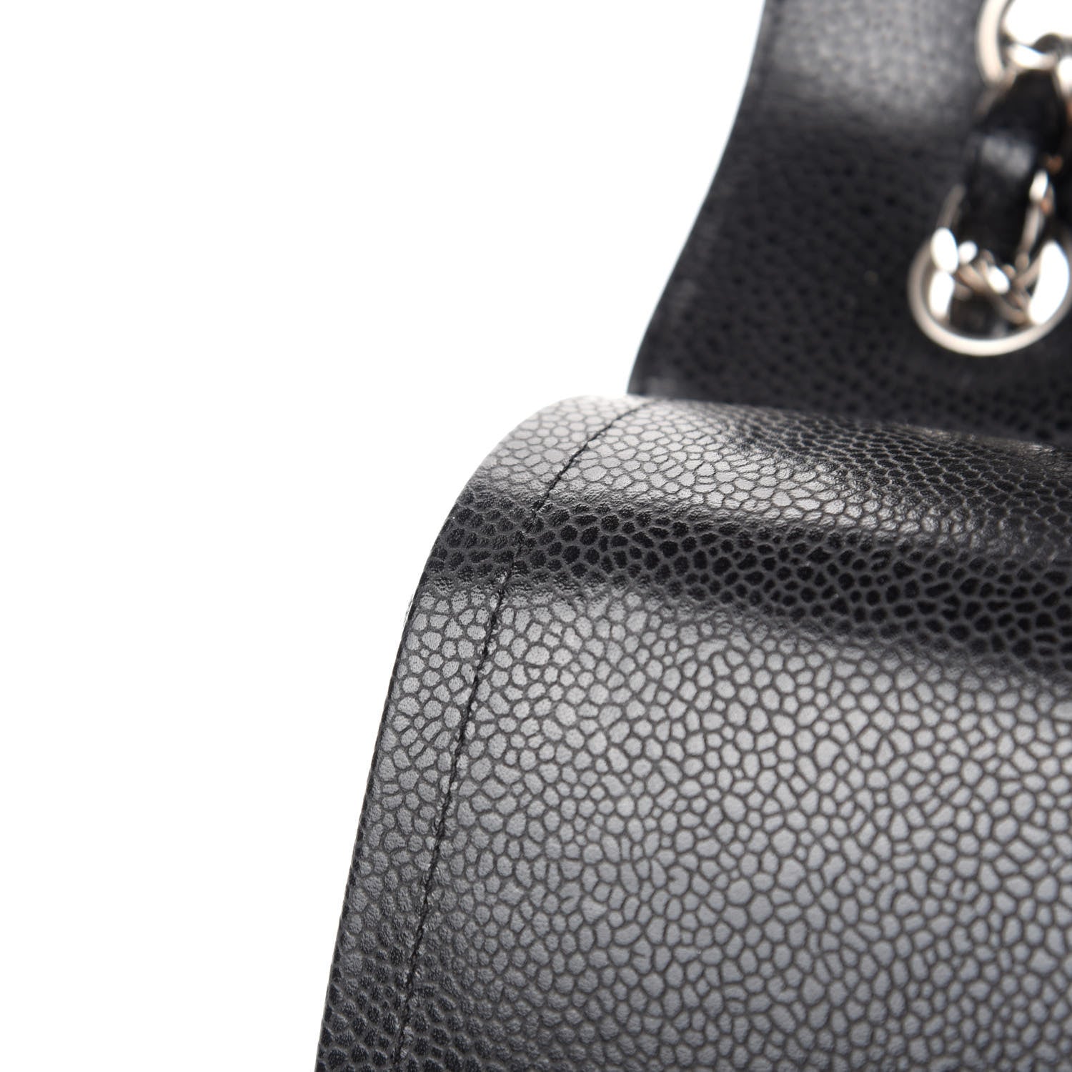 Chanel Caviar Quilted Jumbo Double Flap Black 9 of 15
