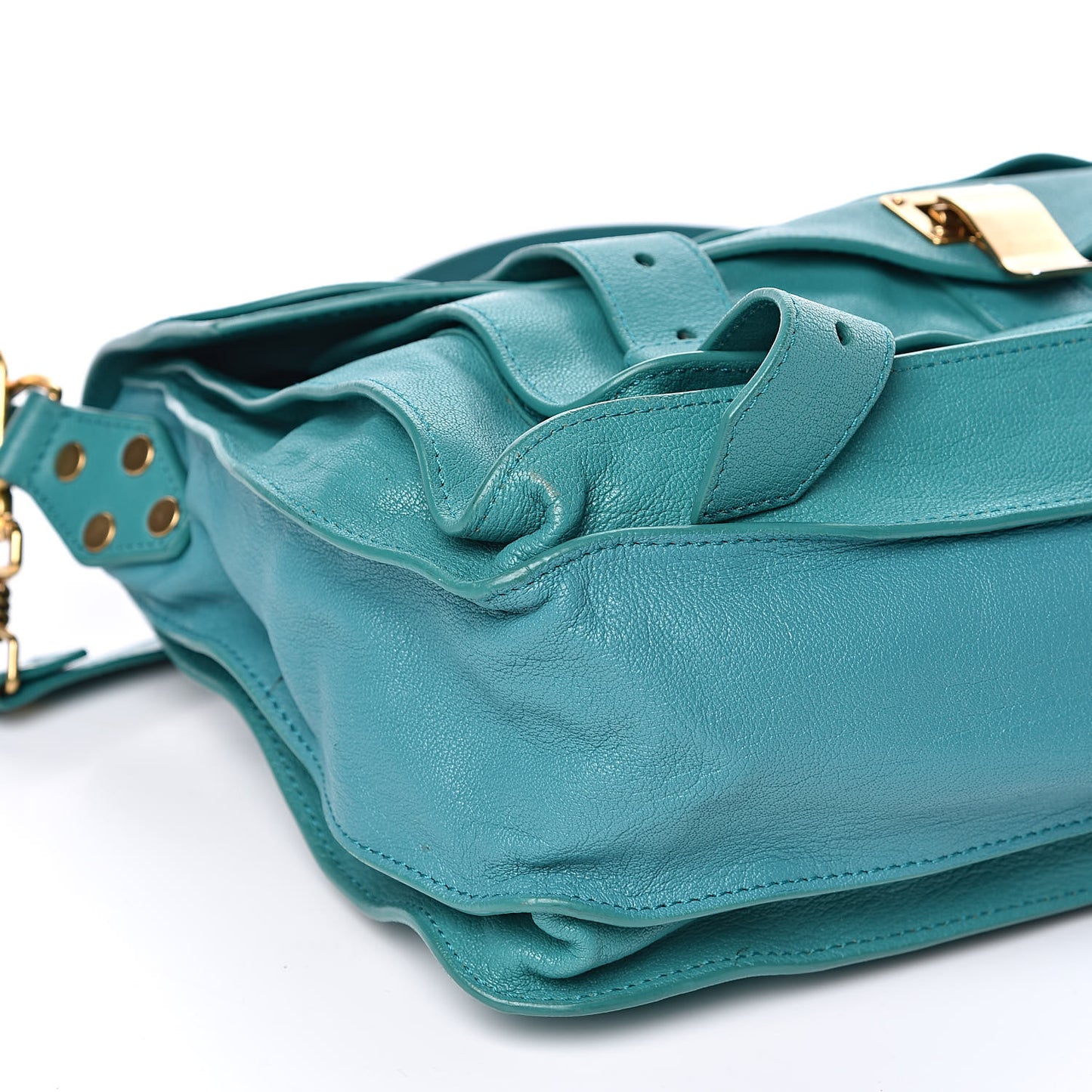 Lambskin Medium PS1 Satchel Emerald