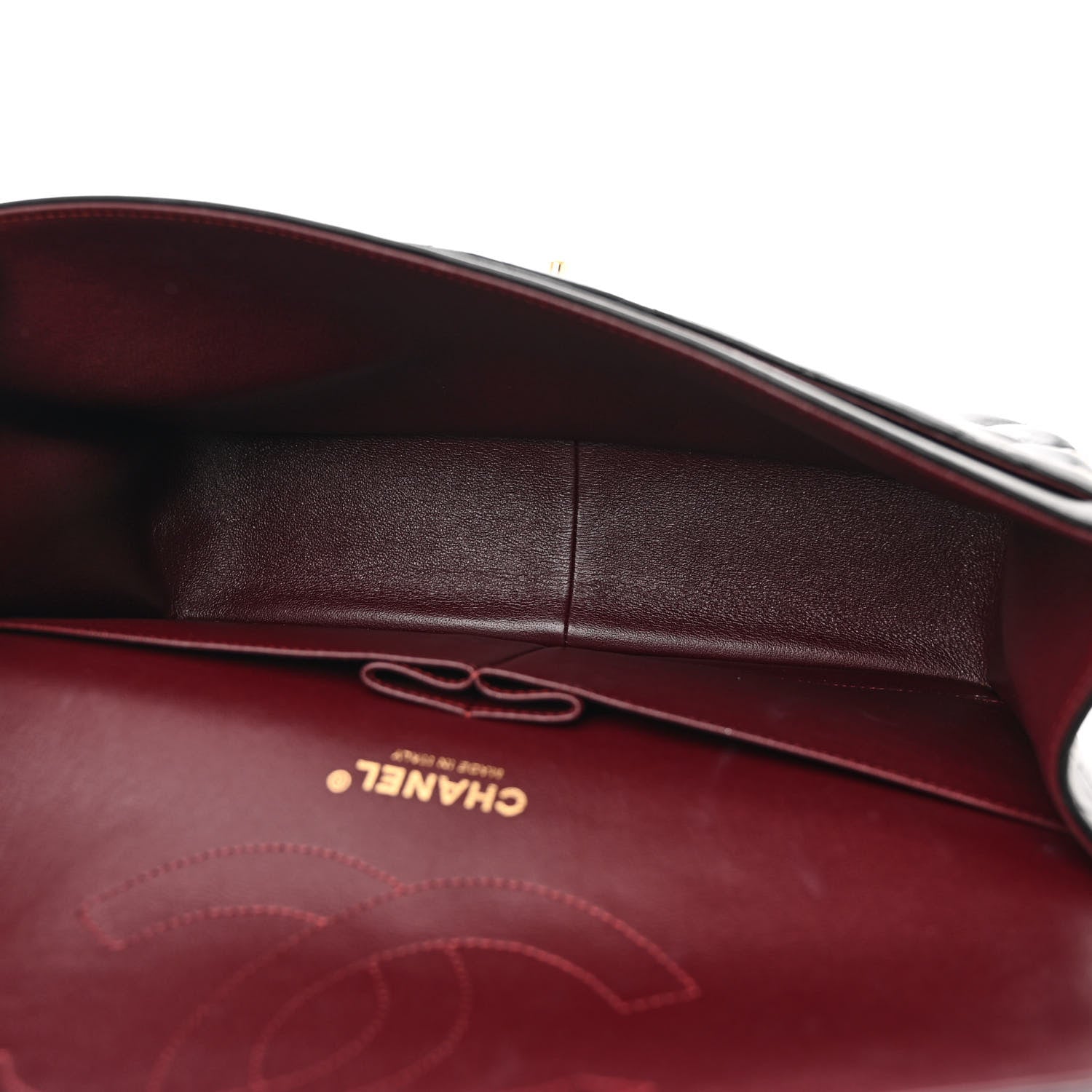 Chanel Lambskin Quilted Jumbo Double Flap Black 9 of 31