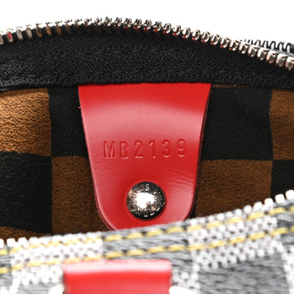 Louis Vuitton Damier Speedy Bandouliere 30 Black White 7 of 10