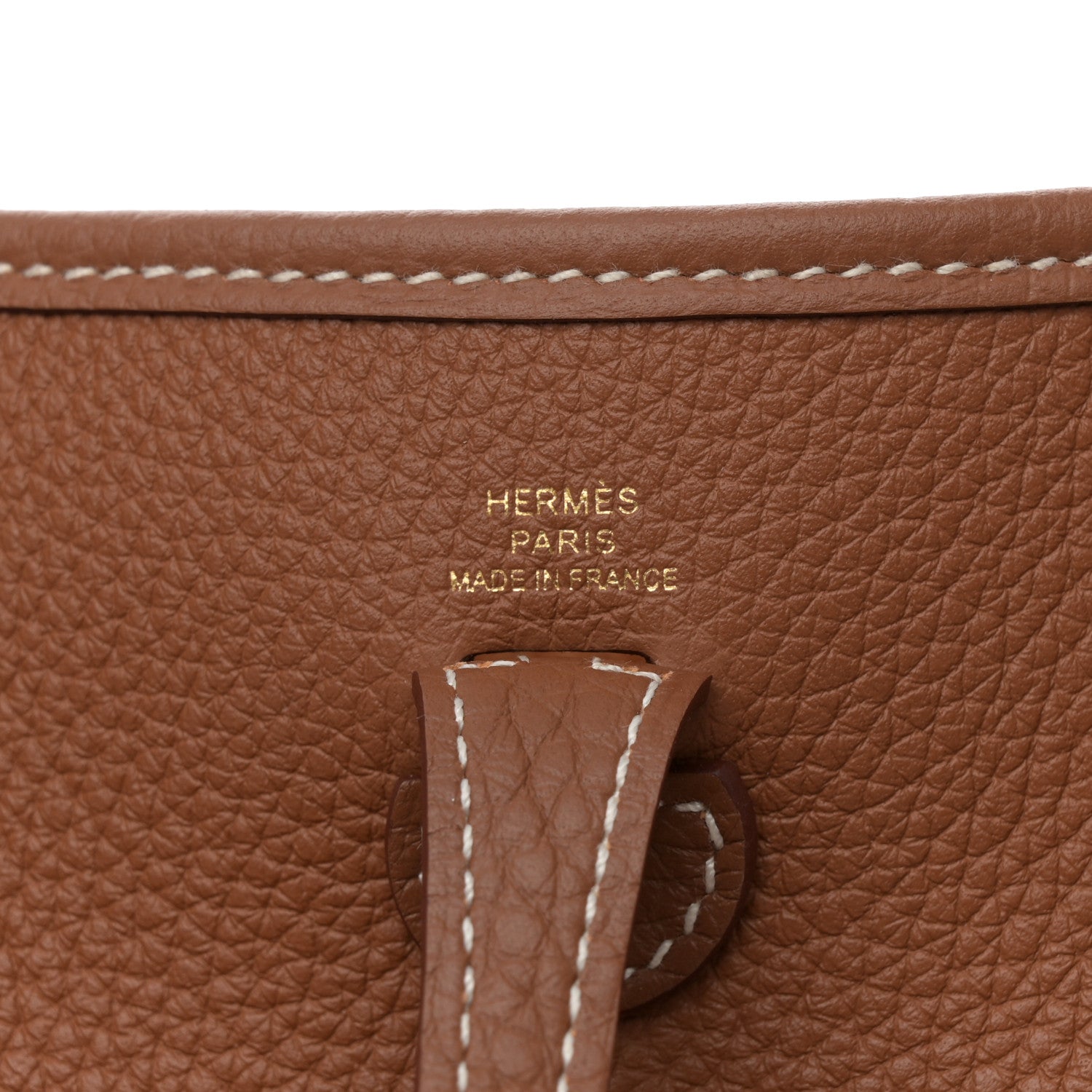 Hermes Taurillon Clemence Evelyne TPM Gold 6 of 11