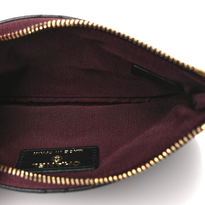 Chanel Lambskin Quilted Small Cosmetic Case Black 5 of 9