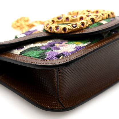 Valentino Garavani Fabric Crystal Embroidered Vlogo Small Loco Shoulder Bag Multicolor 8 of 9