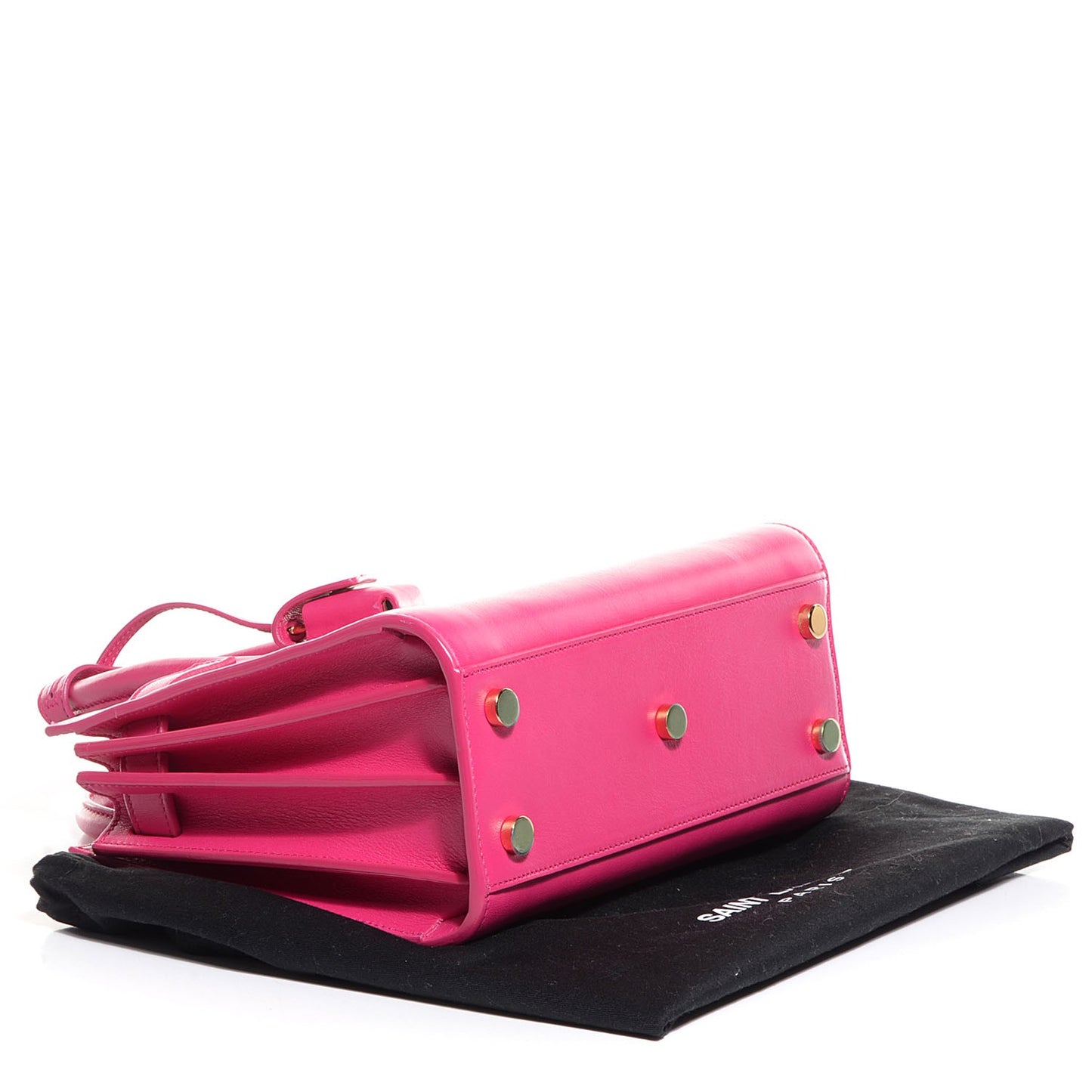 Calfskin Nano Sac De Jour Lipstick Fuchsia