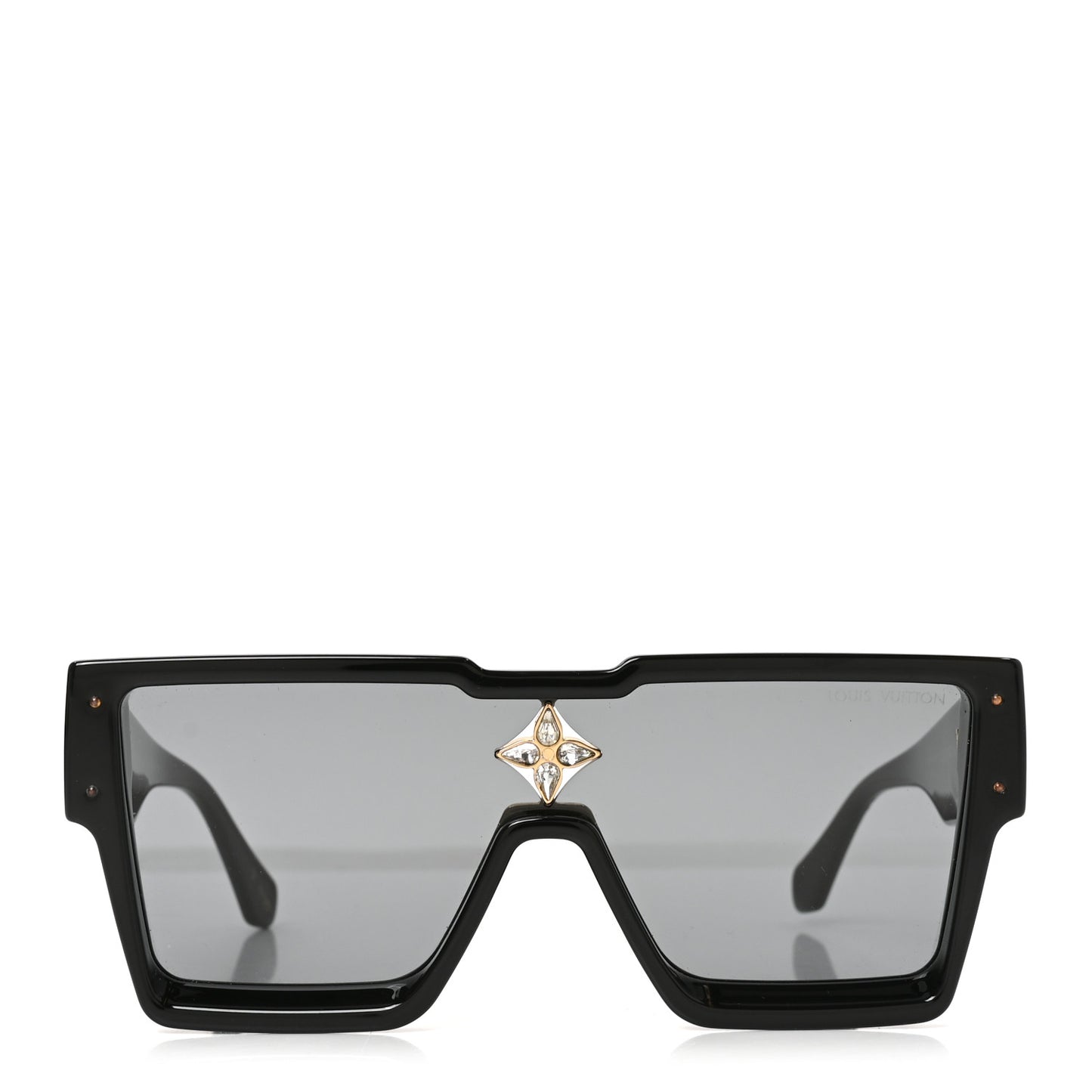 Acetate Swarovski Crystal Cyclone Sunglasses Z1578E Black