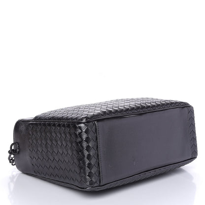 Bottega Veneta Metallic Grosgrain Intrecciato Tote Argento Ossidato 5 of 10