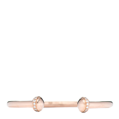 Piaget 18K Rose Gold Diamond Possession Open Bangle Bracelet 1 of 4