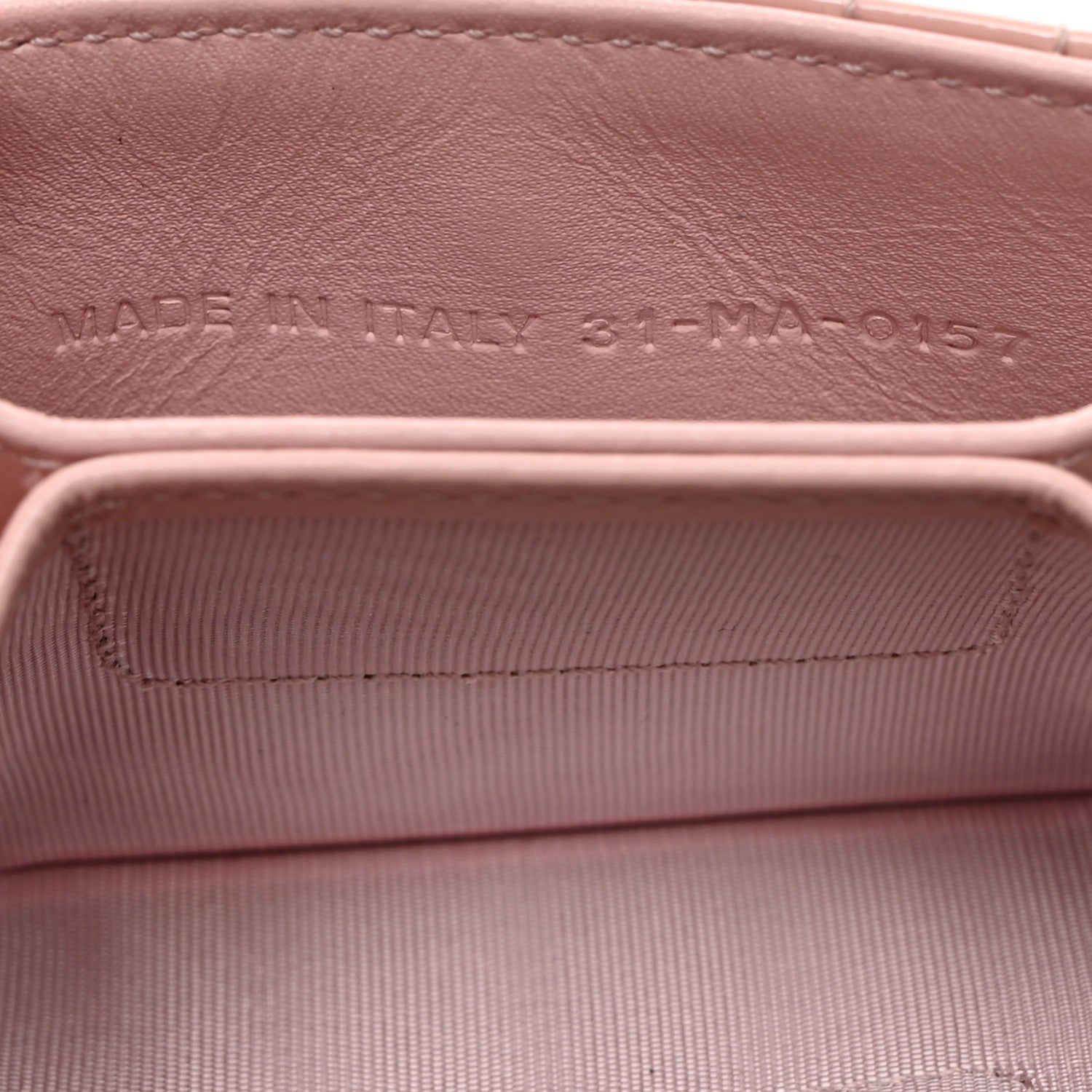 Christian Dior CHRISTIAN DIOR Patent Cannage Lady Dior 5-Gusset Card Holder Pink 7 of 8
