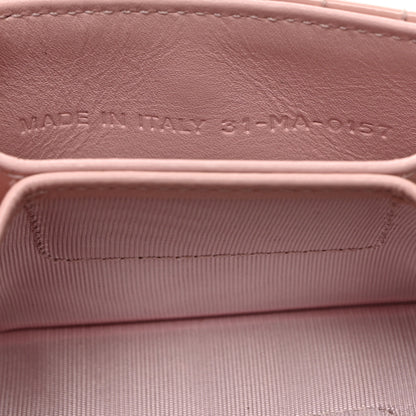 Christian Dior CHRISTIAN DIOR Patent Cannage Lady Dior 5-Gusset Card Holder Pink 7 of 8