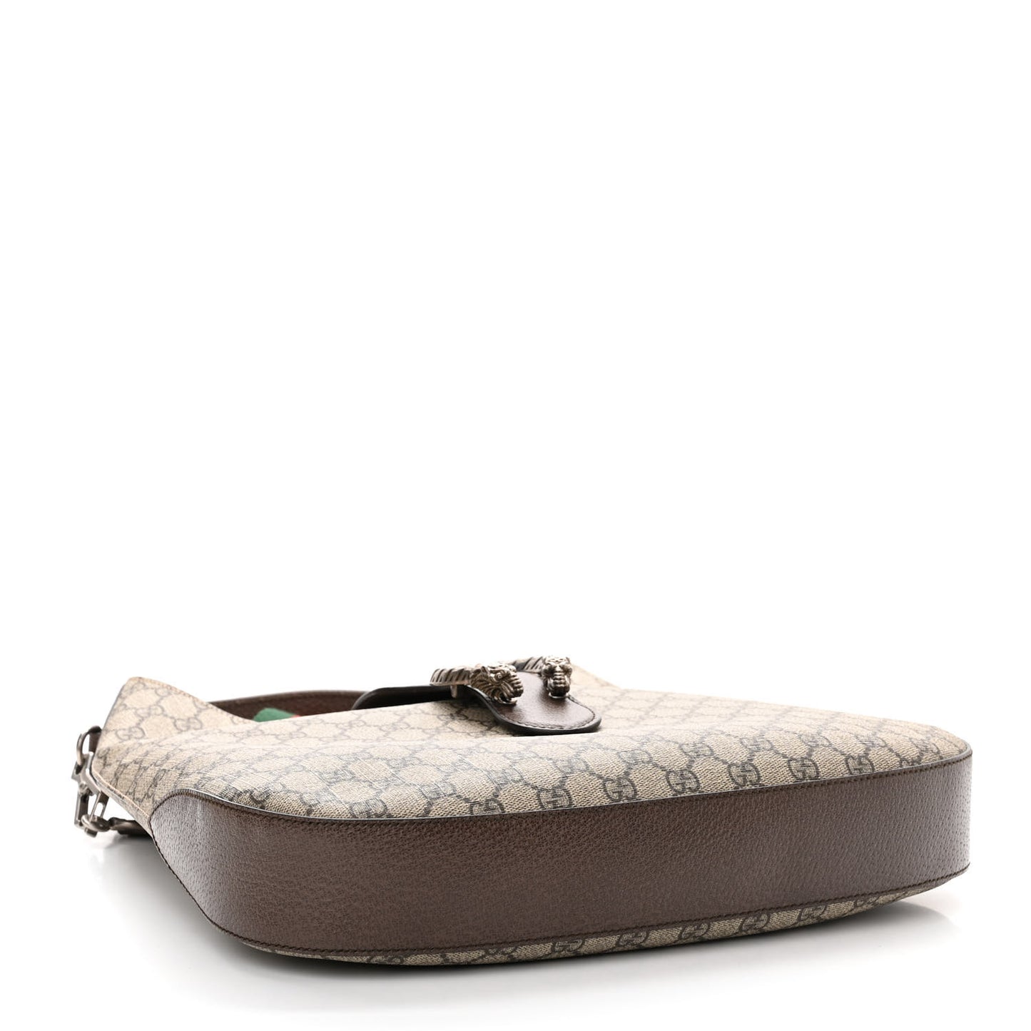 GG Supreme Monogram Web Medium Dionysus Hobo Brown