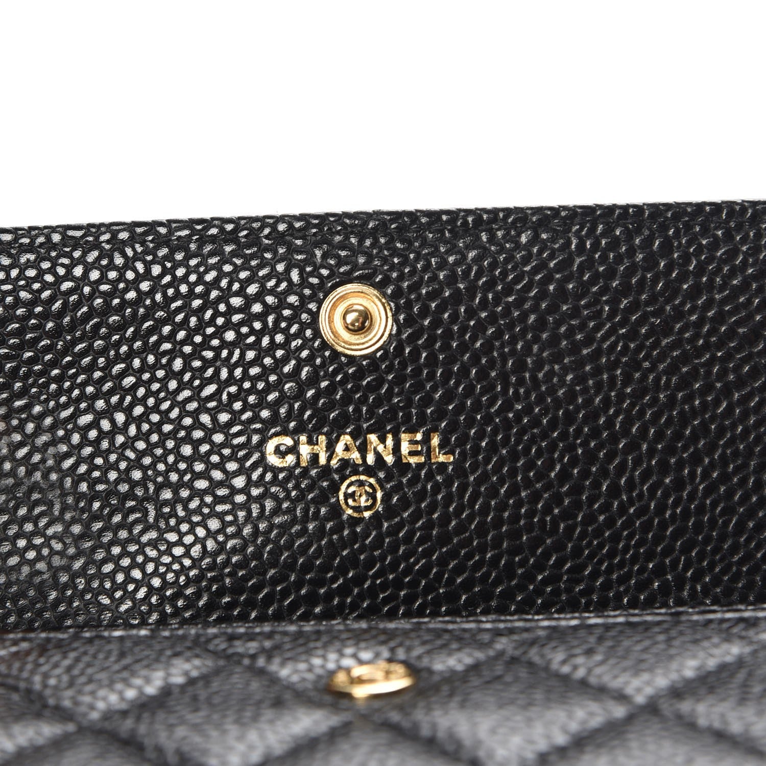 Chanel Caviar Quilted Flap Card Holder Black 5 of 8