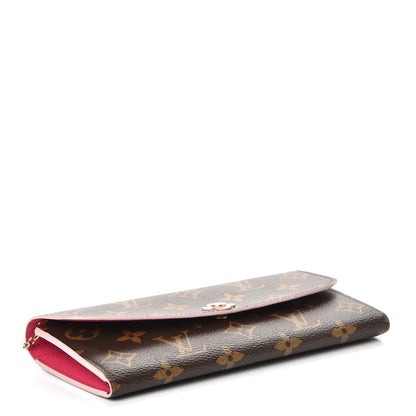 Louis Vuitton Monogram Bloom Flower Emilie Wallet 4 of 7