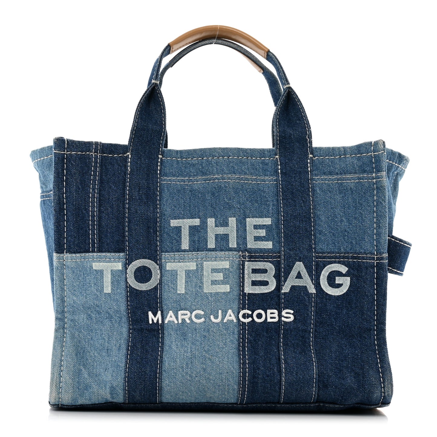 Denim Canvas Medium The Tote Bag Blue