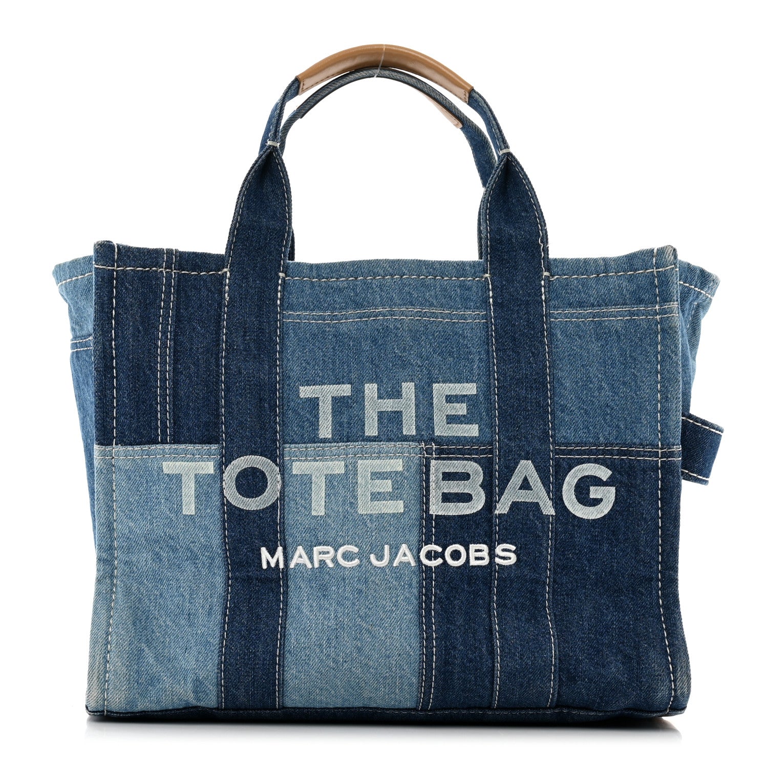 Marc Jacobs Denim Canvas Medium The Tote Bag Blue 1 of 11