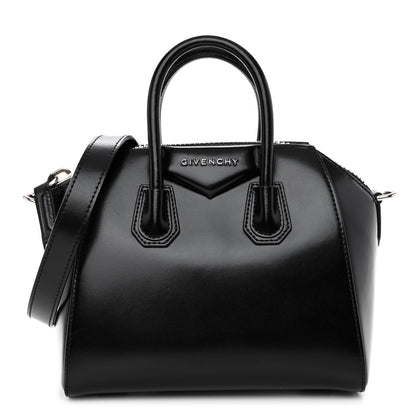 Givenchy Shiny Lord Calfskin Mini Antigona Black 1 of 9