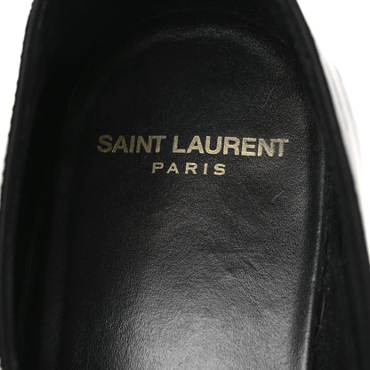 Saint Laurent Patent Baltimora Lace Up Derby Shoes 39.5 Black 9 of 12