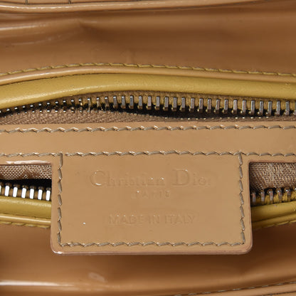 Christian Dior Patent Cannage Medium Lady Dior Beige 7 of 11