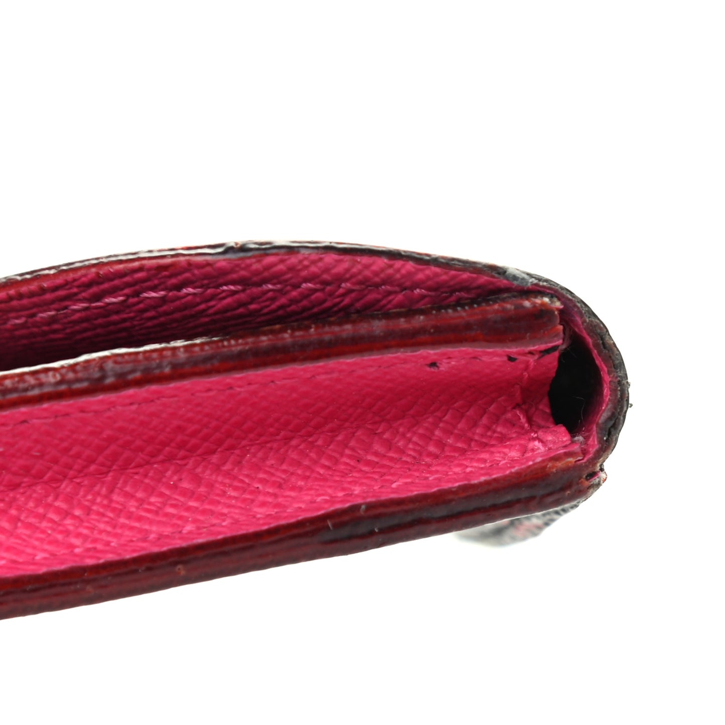 Monogram Multicolor Business Card Holder Black Grenade