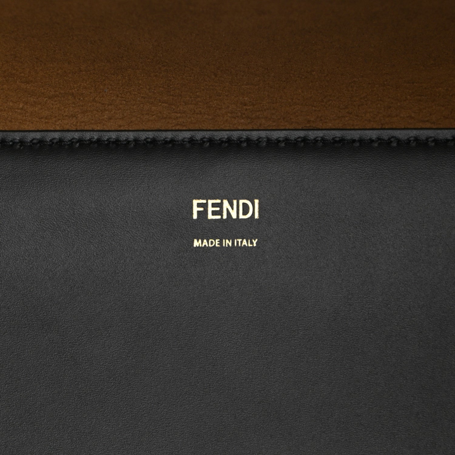 Fendi Vitello King Plexiglass Large Fendi Sunshine Shopper Tote Black 5 of 8