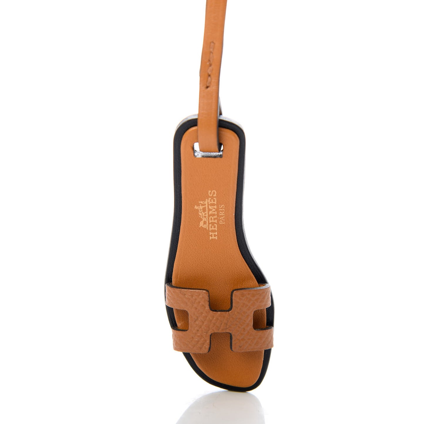 Epsom Butler Calfskin Hunter Oran Nano Bag Charm Gold