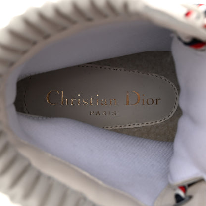 Christian Dior Calfskin Shearling Hike Ankle Boots 37.5 White 6 of 9