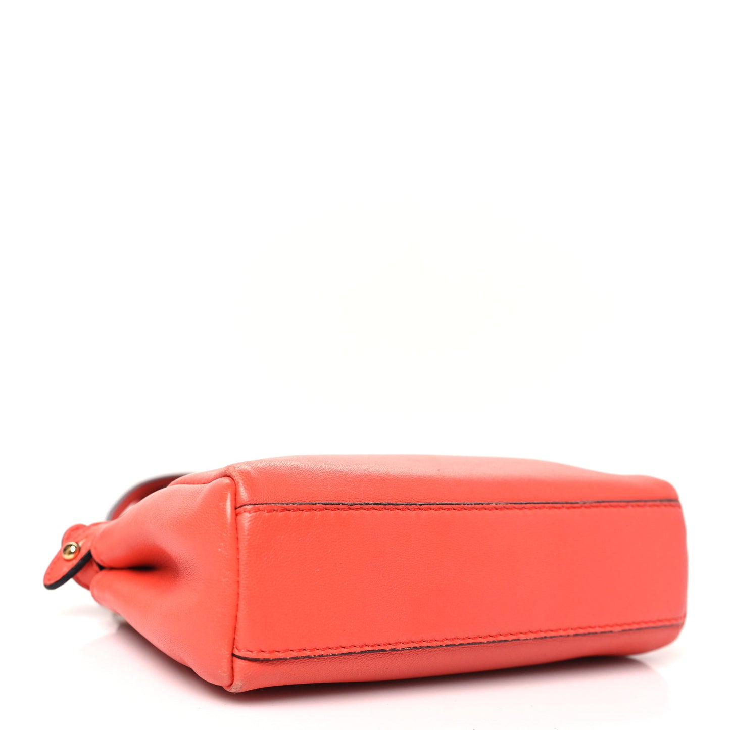 Shiny Nappa Micro Peekaboo Iconic Satchel Rosso Pimento