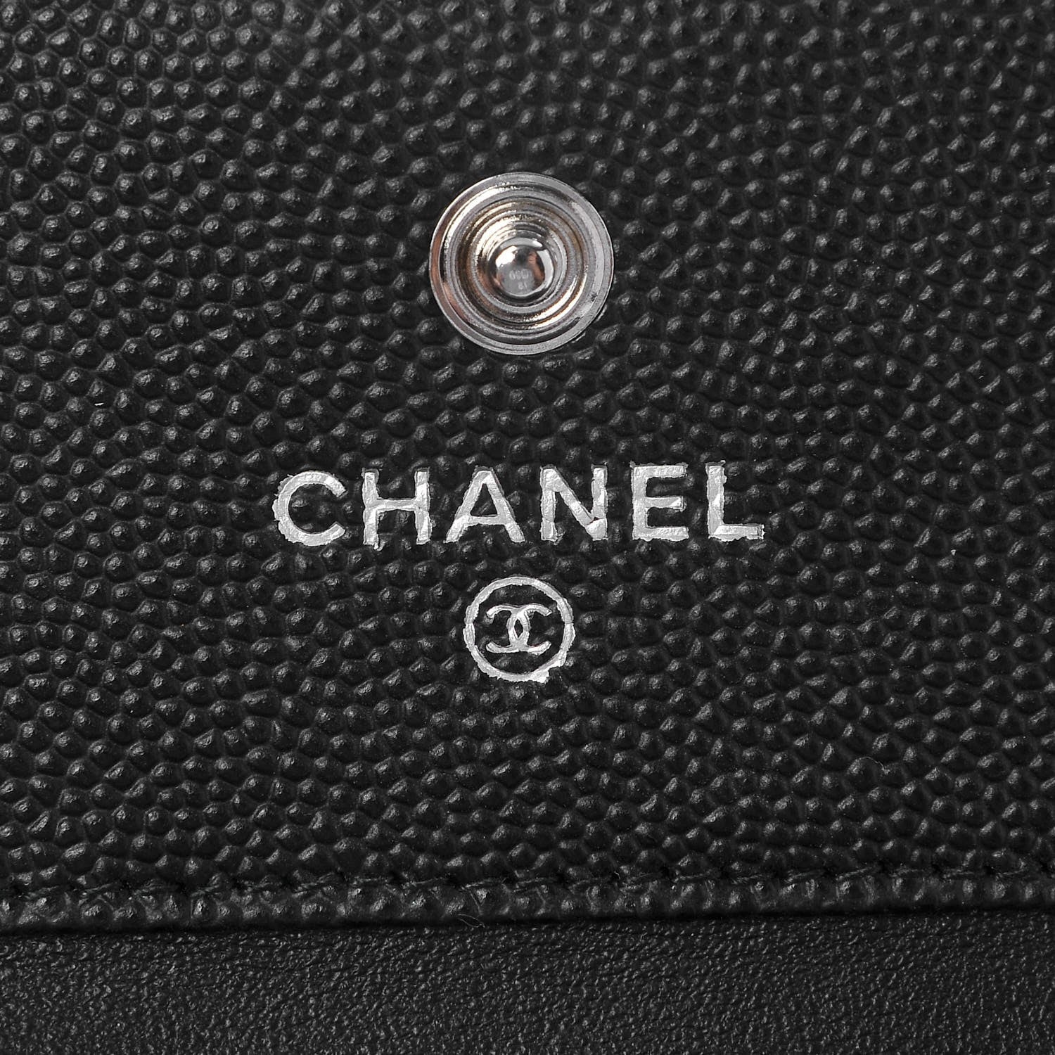 Chanel Caviar Quilted Small Boy Flap Wallet Black 5 of 9