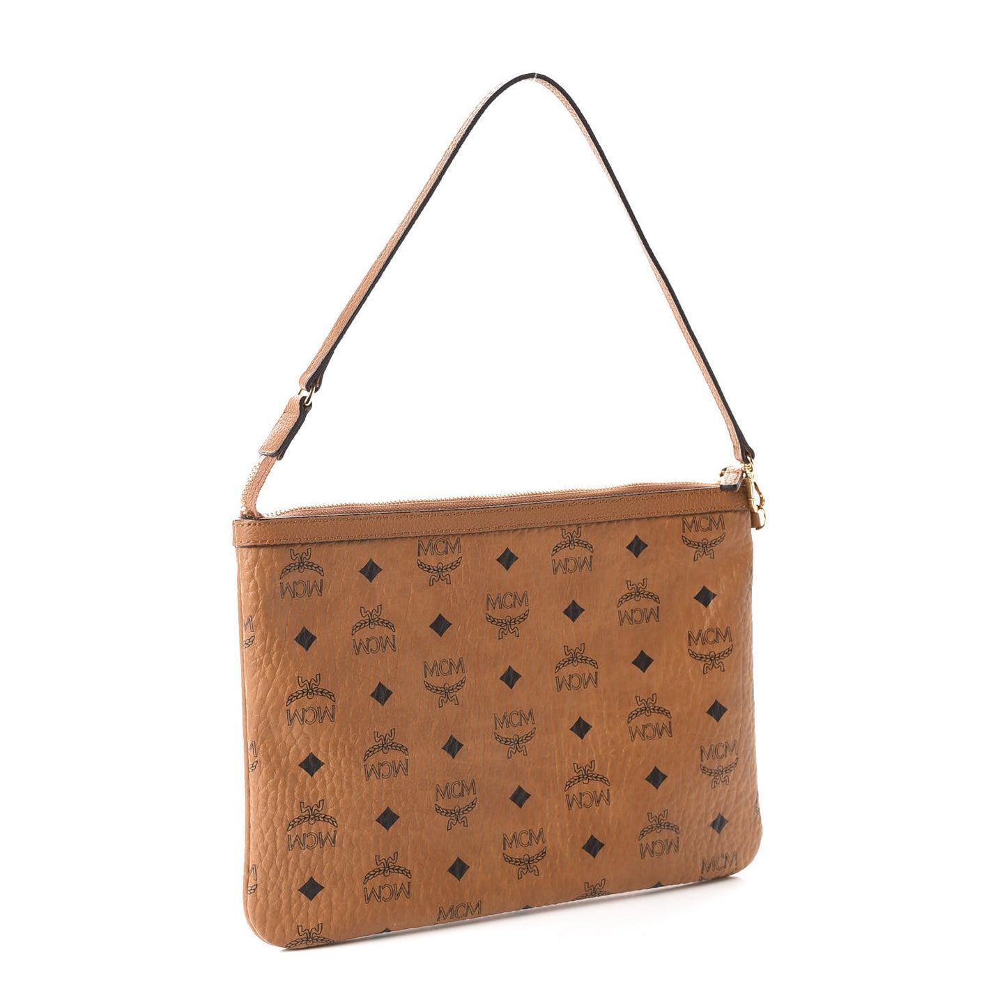 Visetos Liz Shopper Tote Pouch Cognac