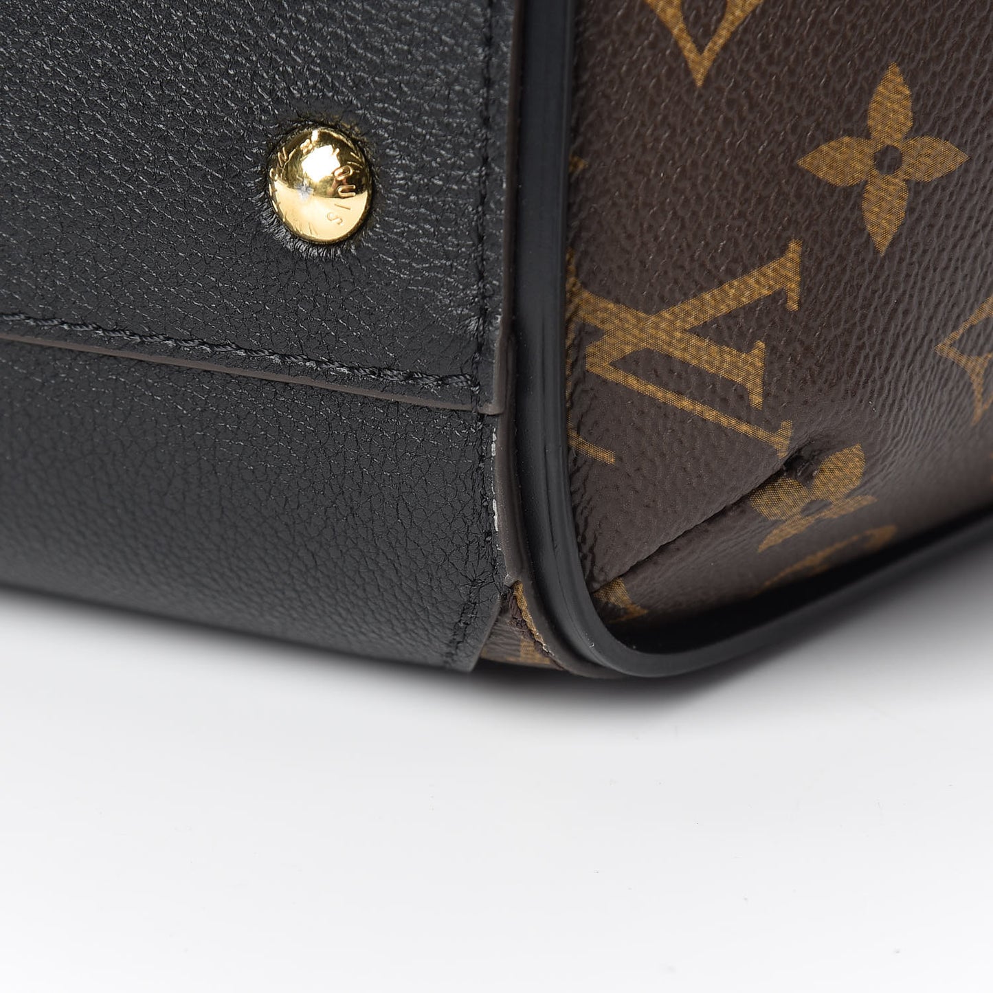 Calfskin Monogram Kimono Tote Black
