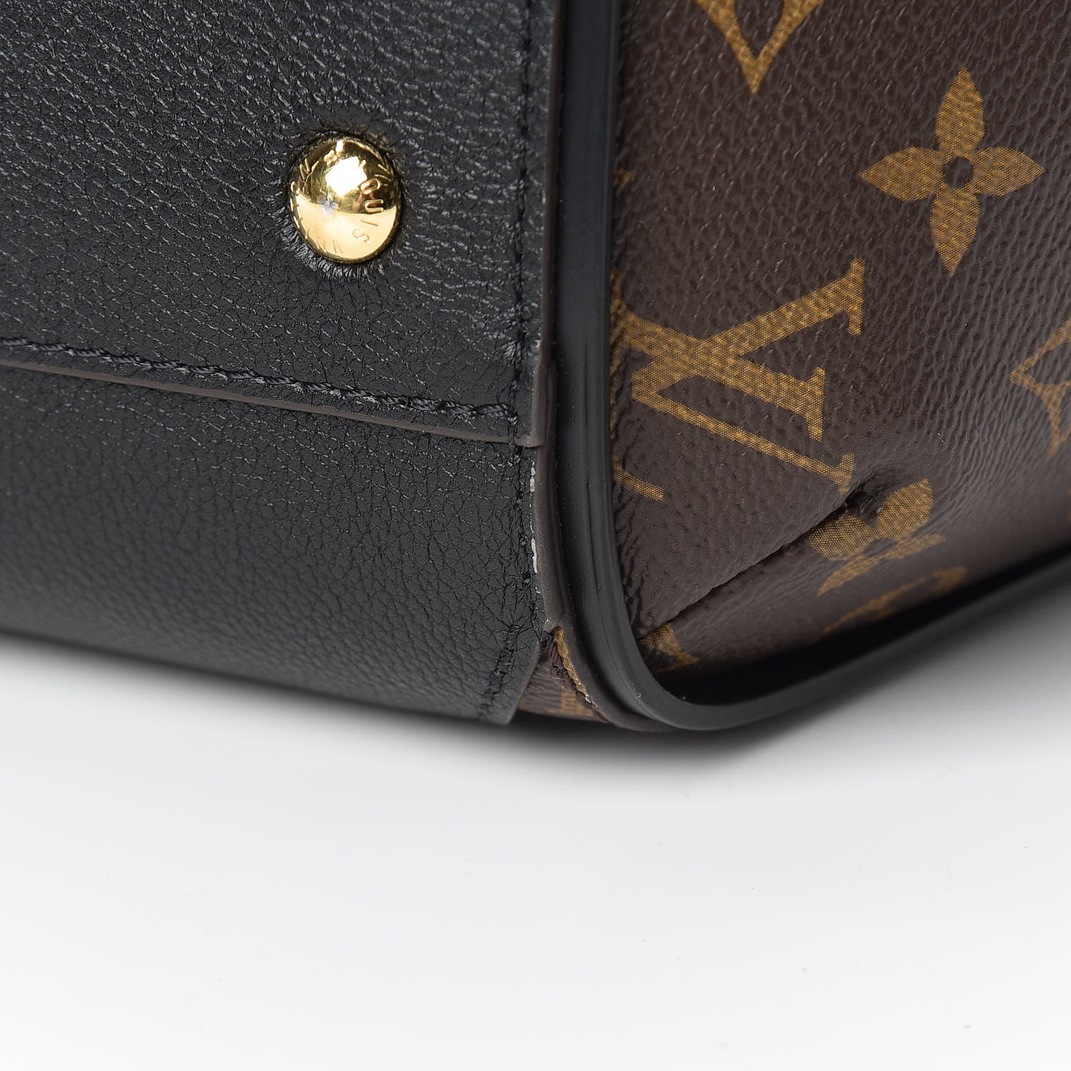 Louis Vuitton Calfskin Monogram Kimono Tote Black 11 of 13