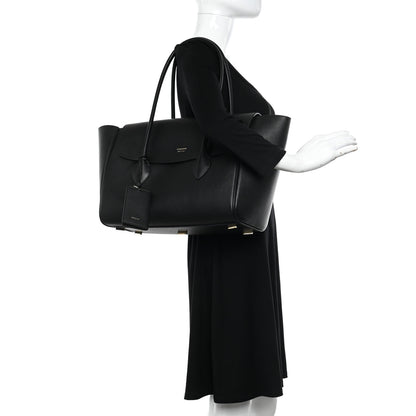 Salvatore Ferragamo Grainy Calfskin Tote Black 2 of 9
