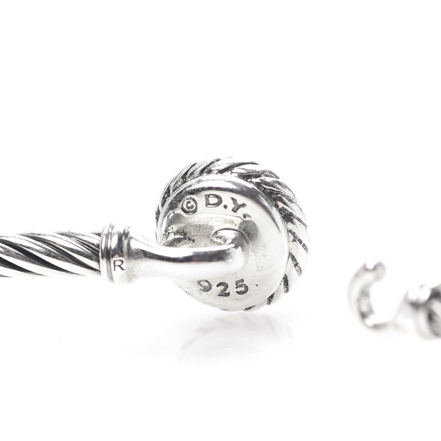 Sterling Silver Black Onyx 3mm Chatelaine Bracelet