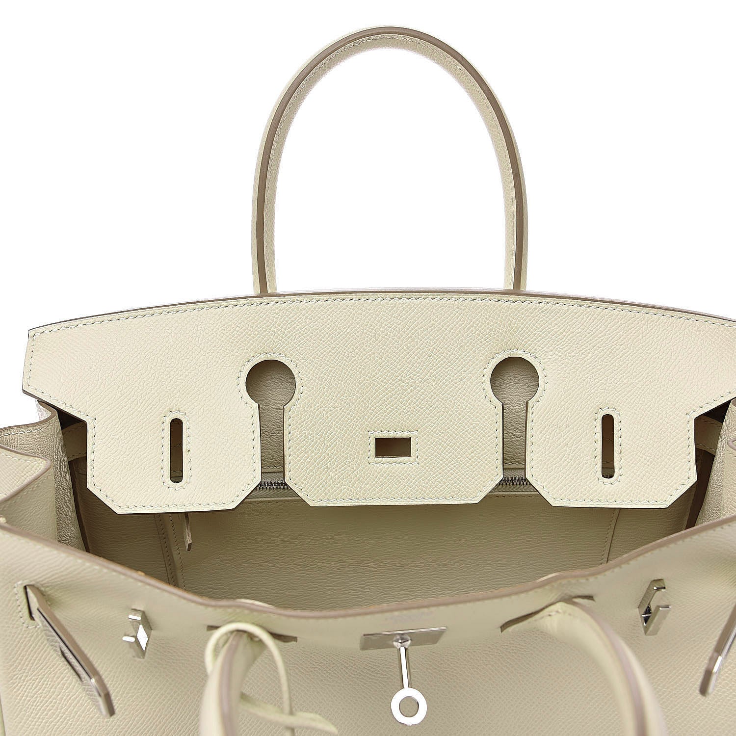 Hermes Epsom Birkin 30 Craie 12 of 31