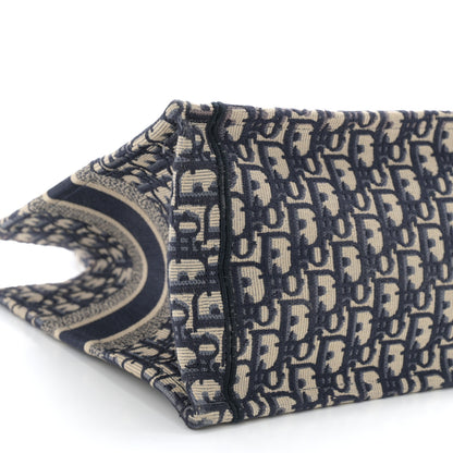 Christian Dior Oblique Medium Book Tote Blue Multicolor 9 of 13