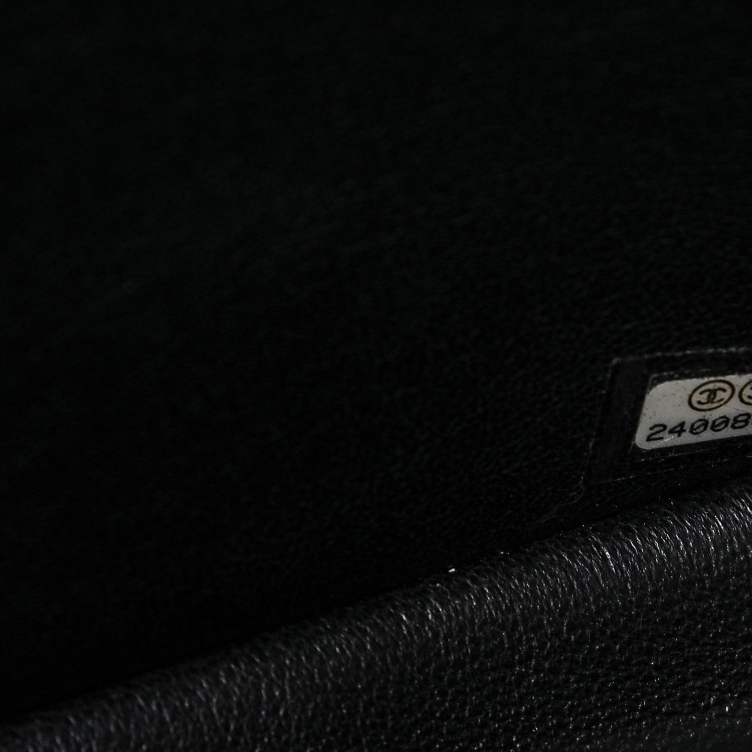 Chanel Crumpled Calfskin Quilted Jumbo Double Flap So Black 8 of 8