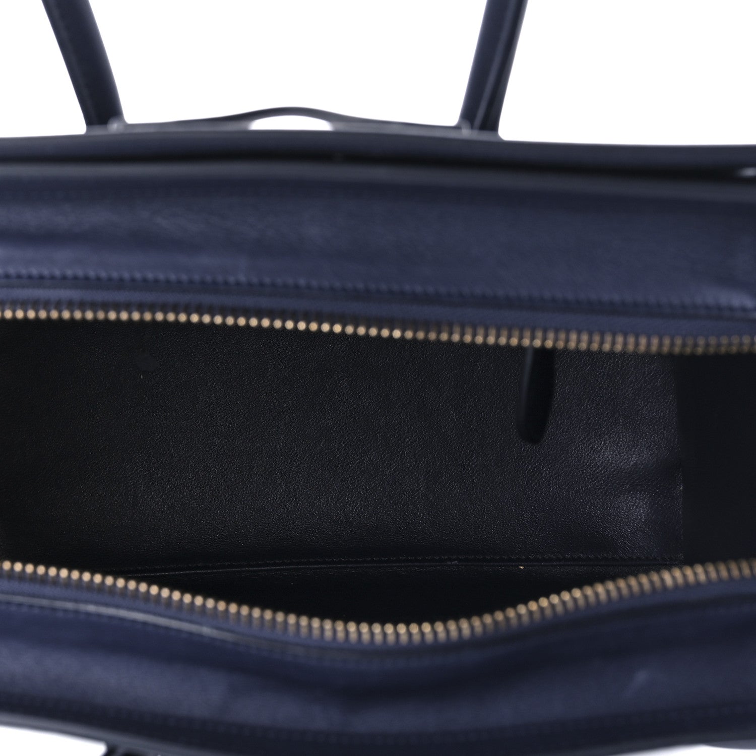 Celine Smooth Calfskin Micro Luggage Navy Blue 6 of 11