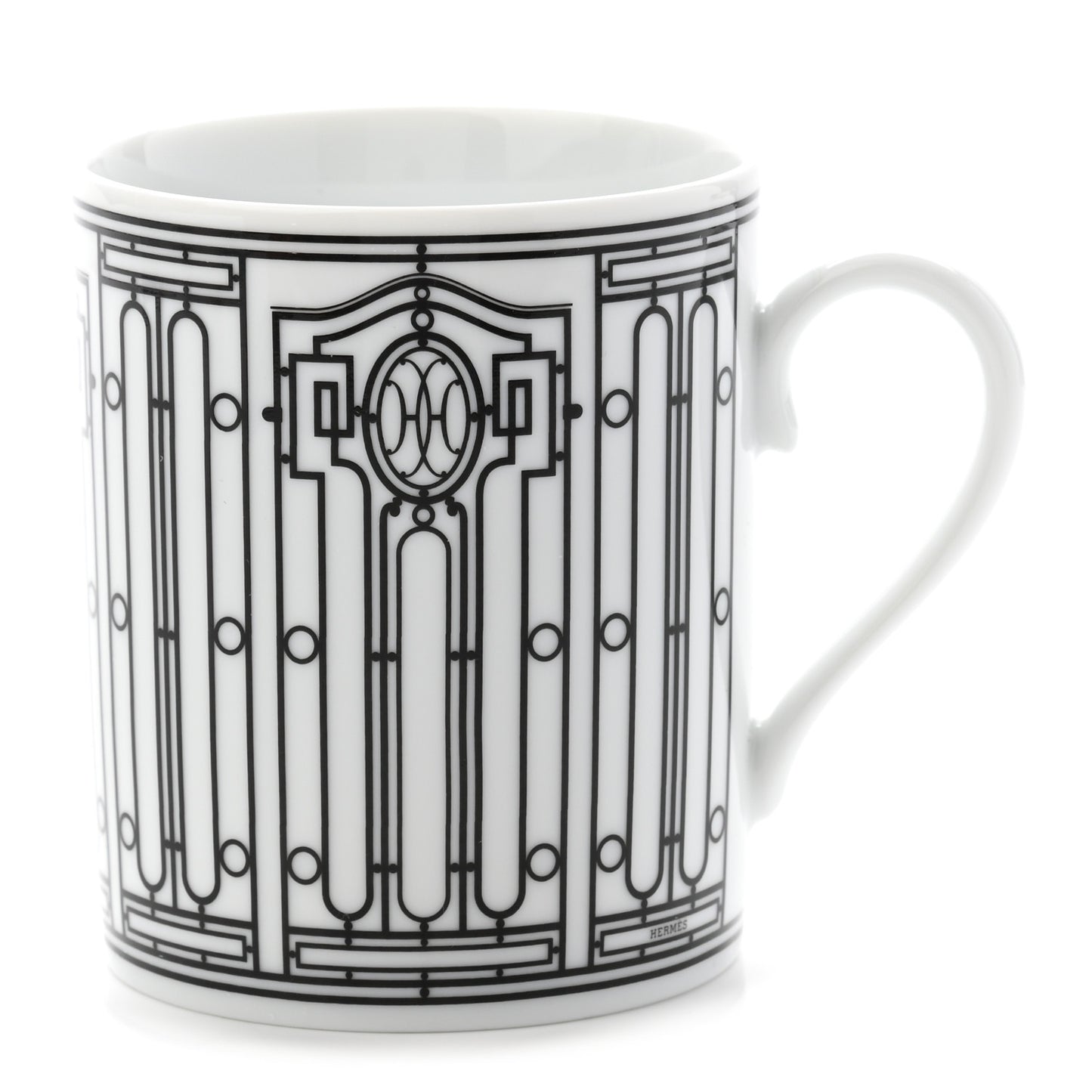 Porcelain H Deco Mug