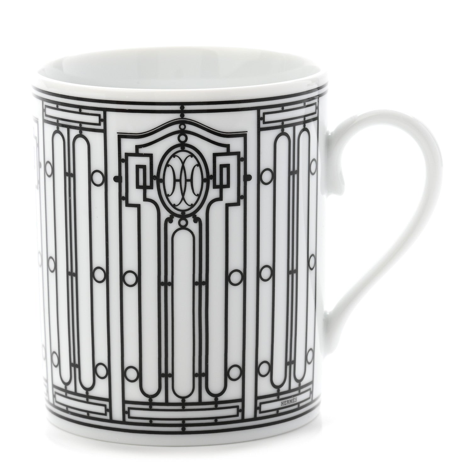 Hermes Porcelain H Deco Mug 3 of 7
