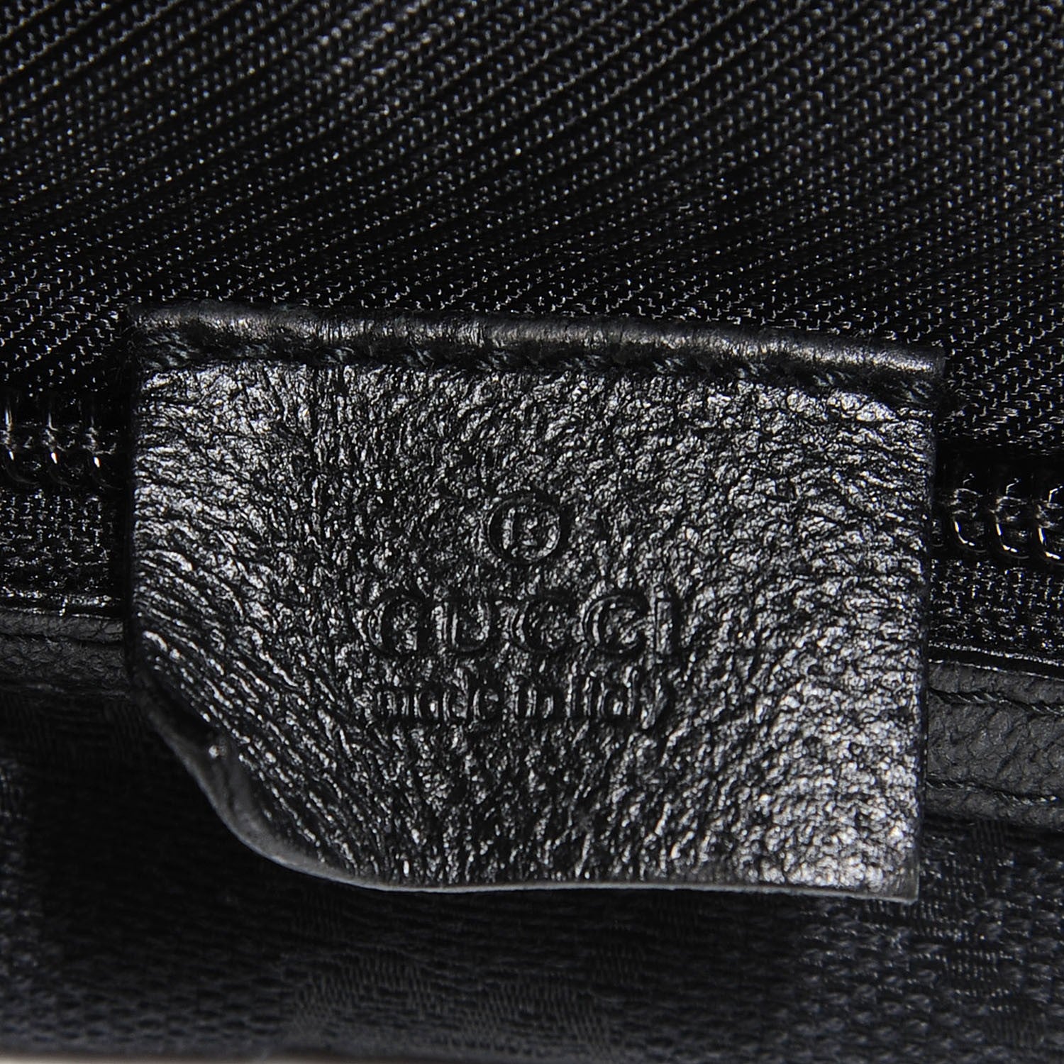 Gucci Monogram Large Cosmetic Case Black 6 of 7