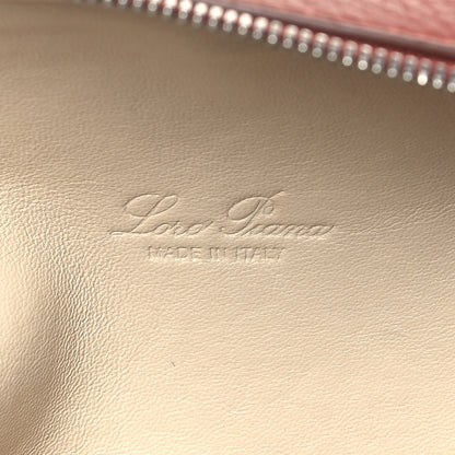 Loro Piana Grained Calfskin L19 Extra Pocket Pouch Kummel 6 of 9