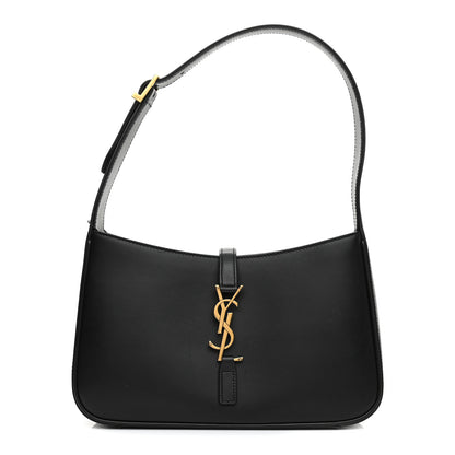 Saint Laurent Smooth Calfskin Le 5 A 7 Hobo Black 1 of 11