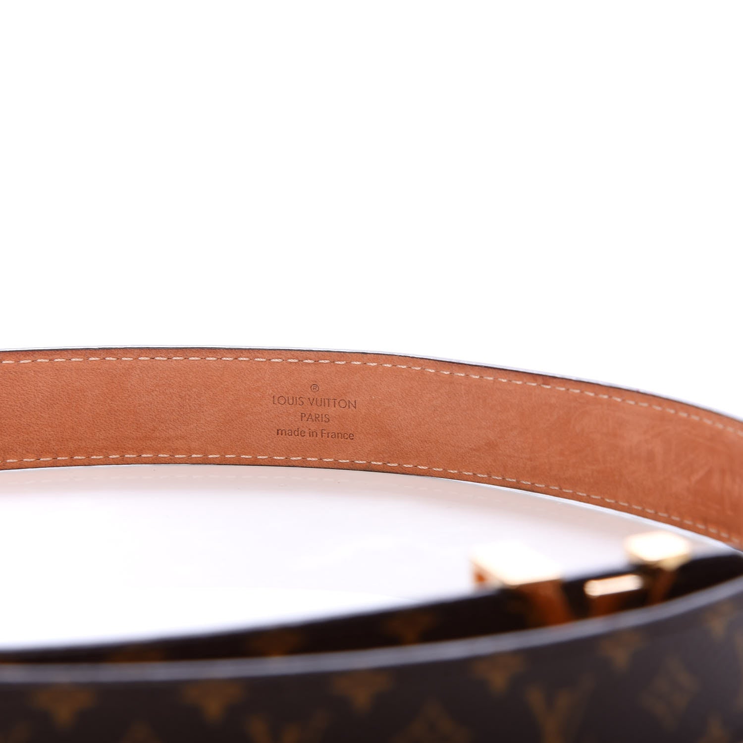 Louis Vuitton Mini Monogram 25mm LV Initiales Belt 90 36 4 of 6