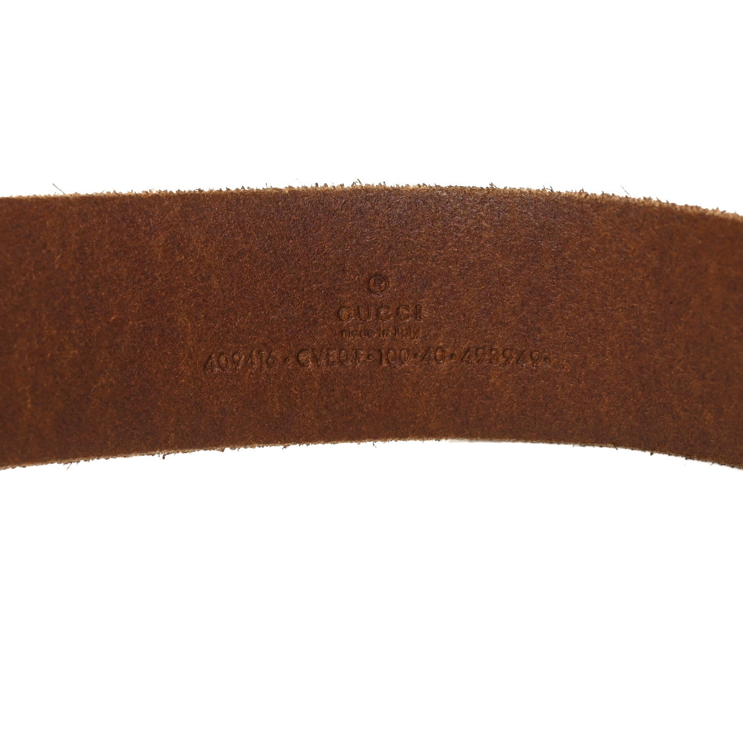 Gucci Faded Calfskin Double G 100 40 Belt 100 40 Cuir 4 of 5